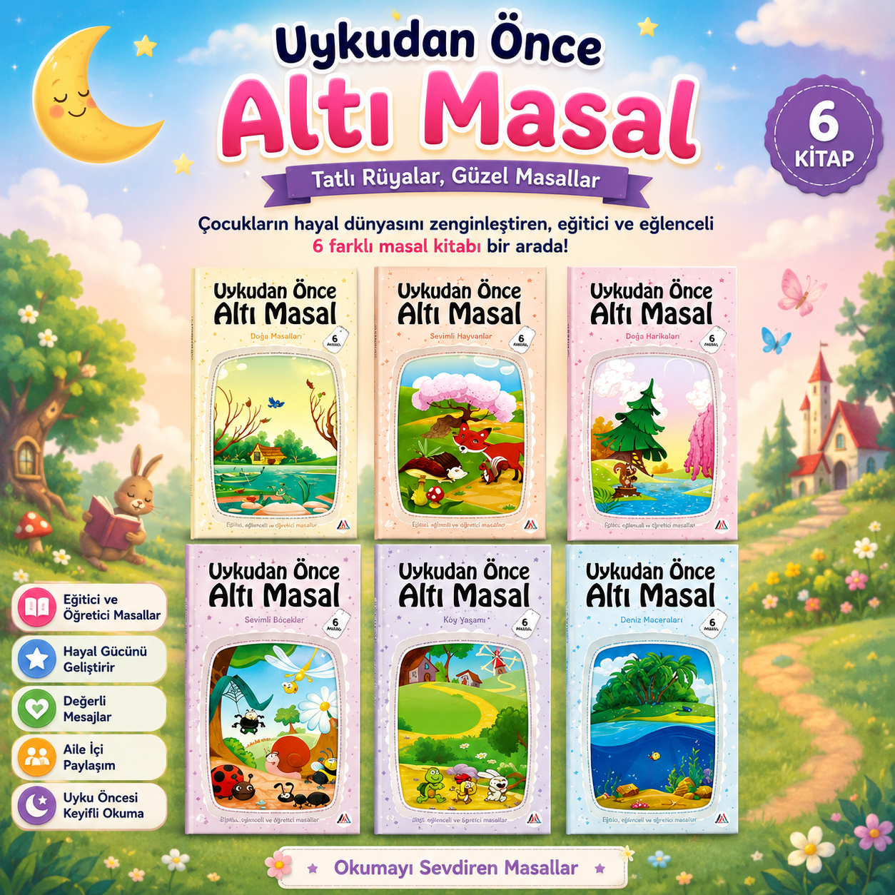 📚 Uykudan Önce Altı Masal Serisi