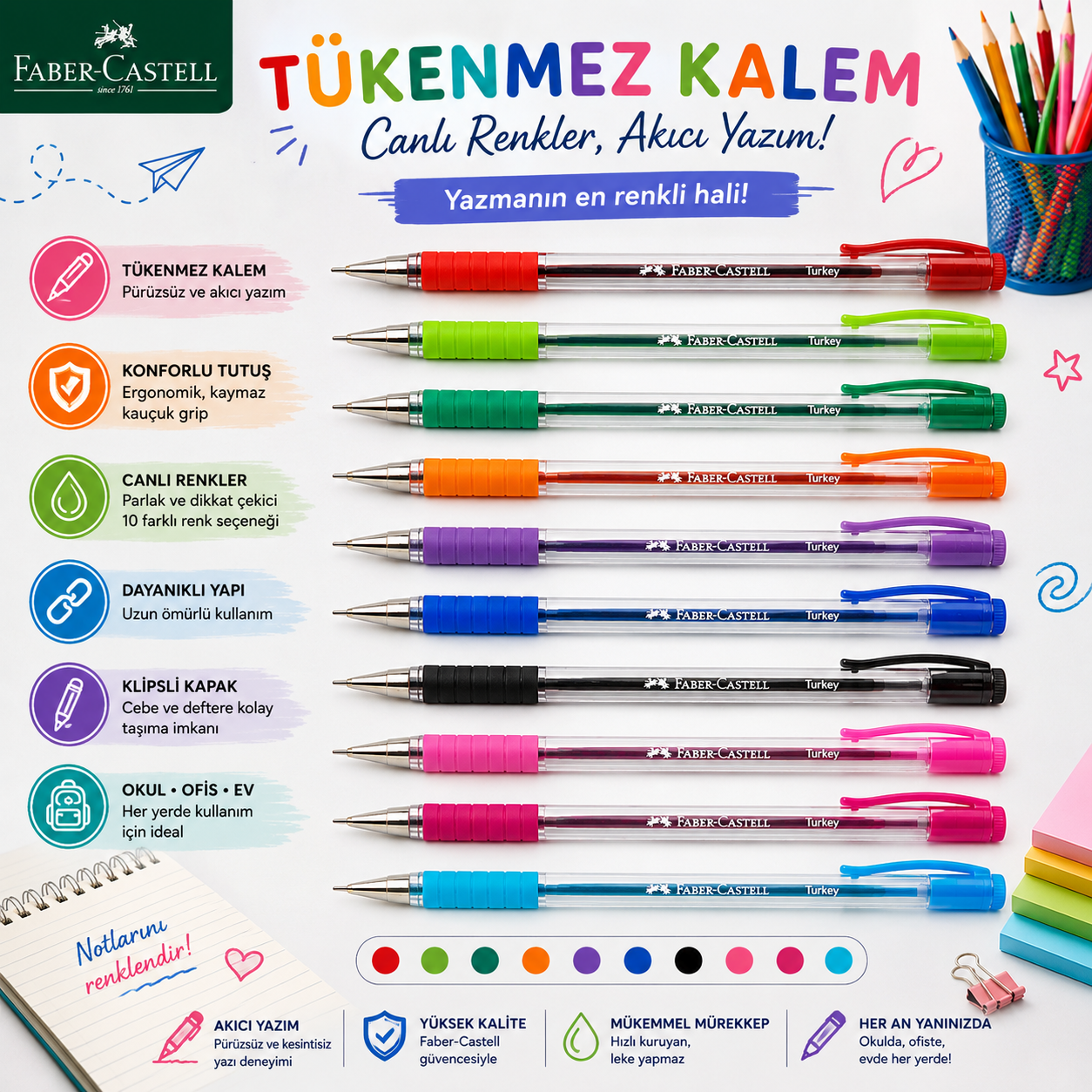 🖊️ Faber-Castell 1425 Tükenmez Kalem