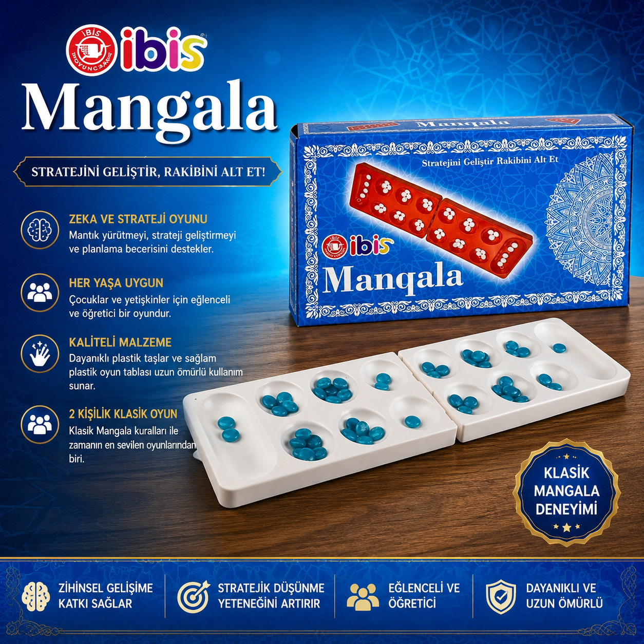 🧠 İbis Mangala Strateji Oyunu