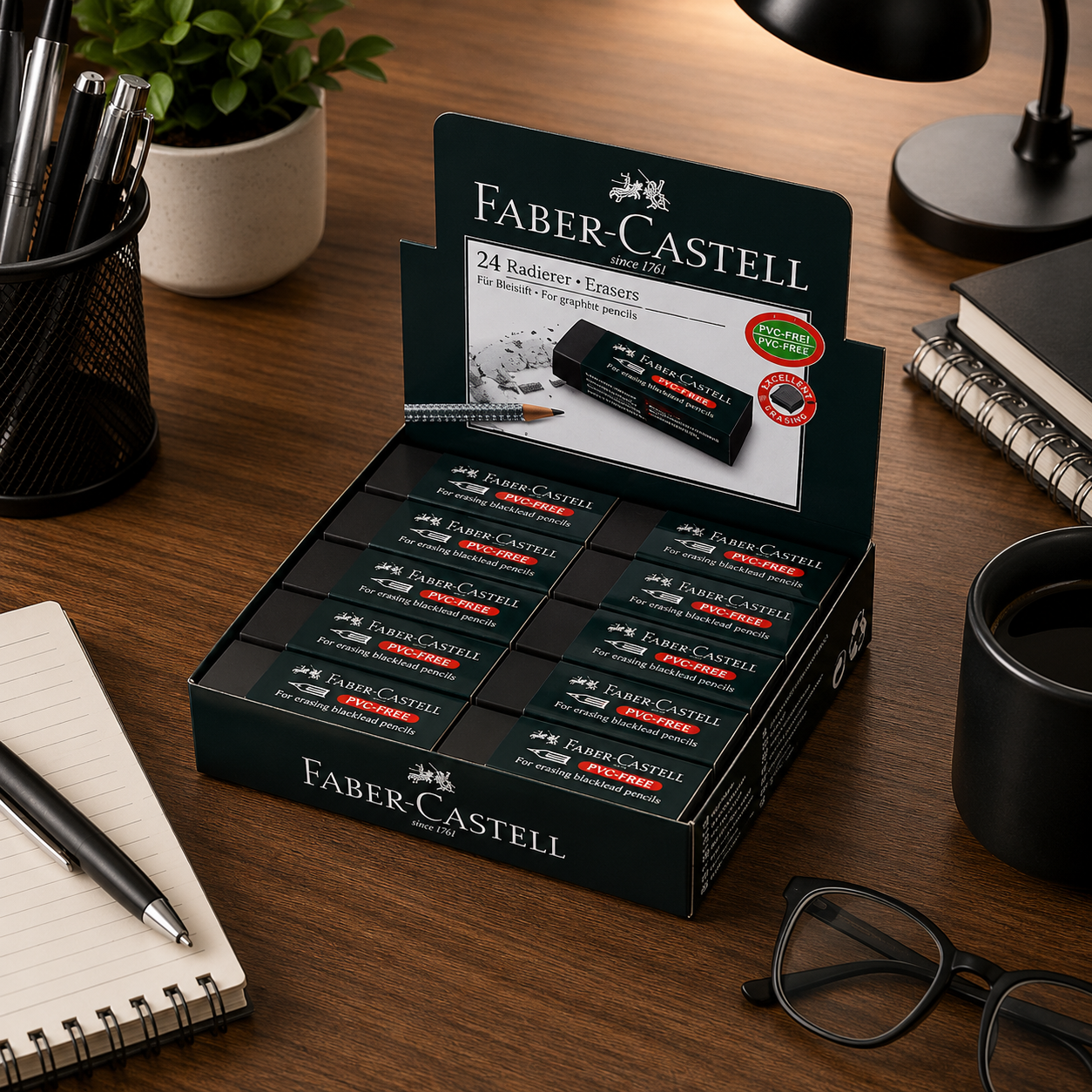 🧽 Faber-Castell Küçük Boy Siyah Silgi